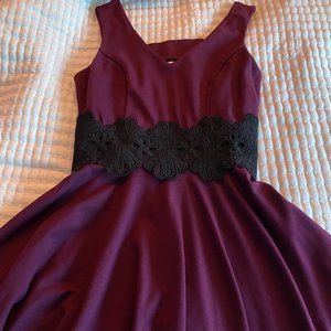 Francesca's Purple Lace Dress